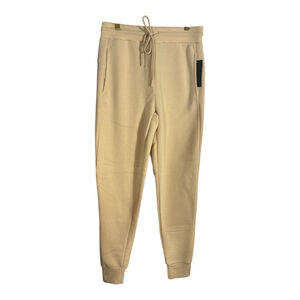 Size S soft and cozy cream/tan sweatpants Bottomline
